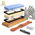Whetstone 400/1000 3000/8000 Sharpening Stone Set with Non-Slip Bamboo Base